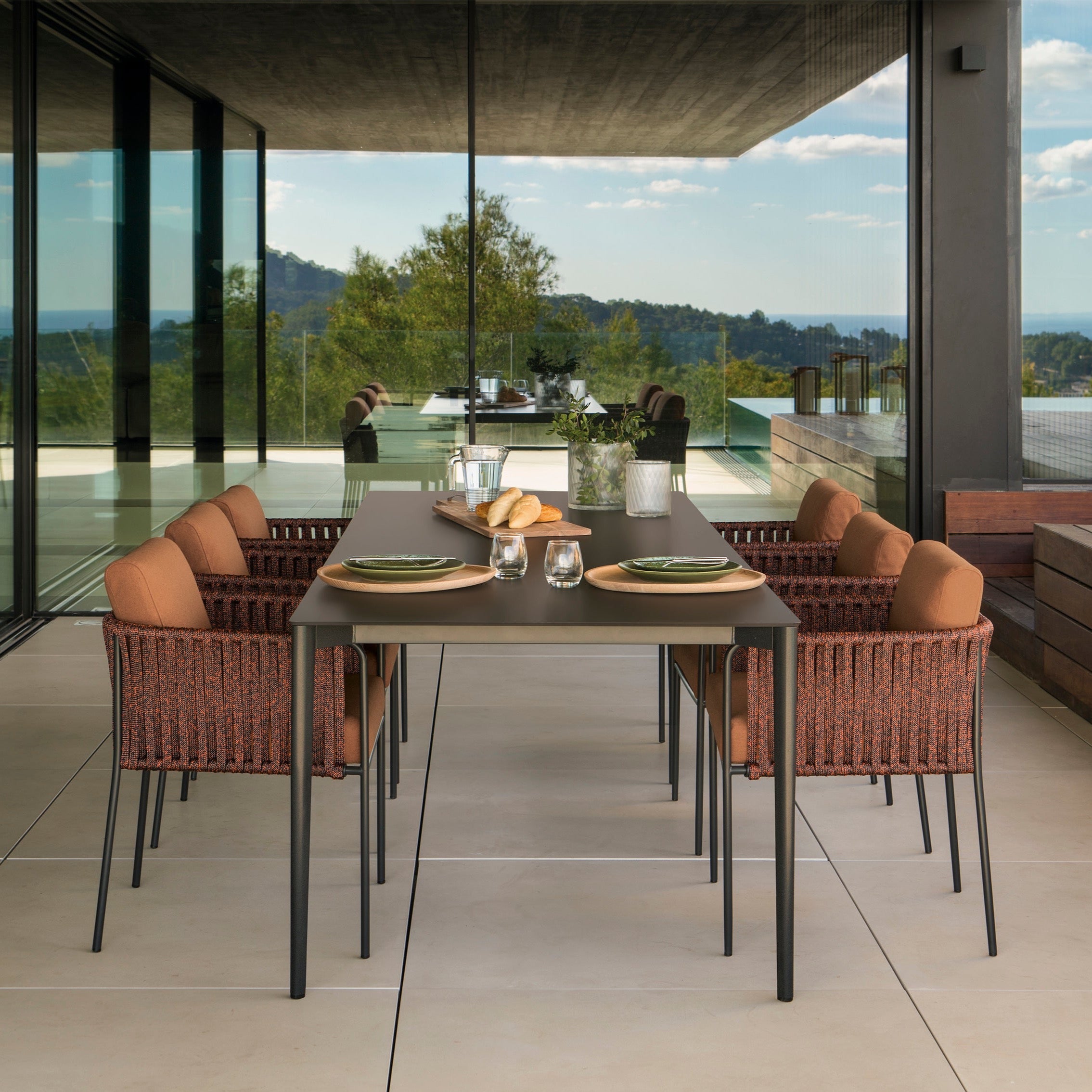 expormim I Nude dining table 220 cm, rectangular