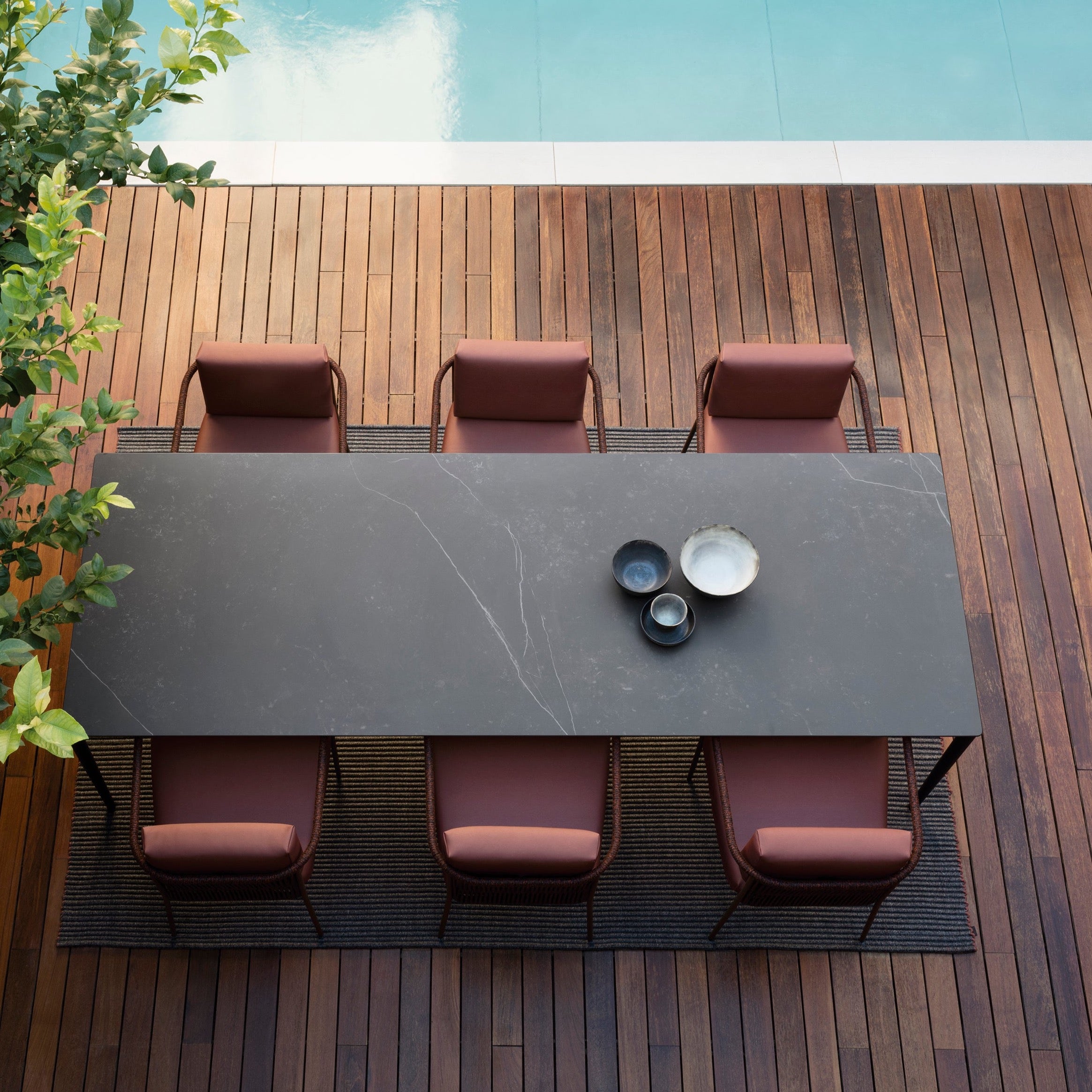 expormim I Nude dining table 250 cm, rectangular