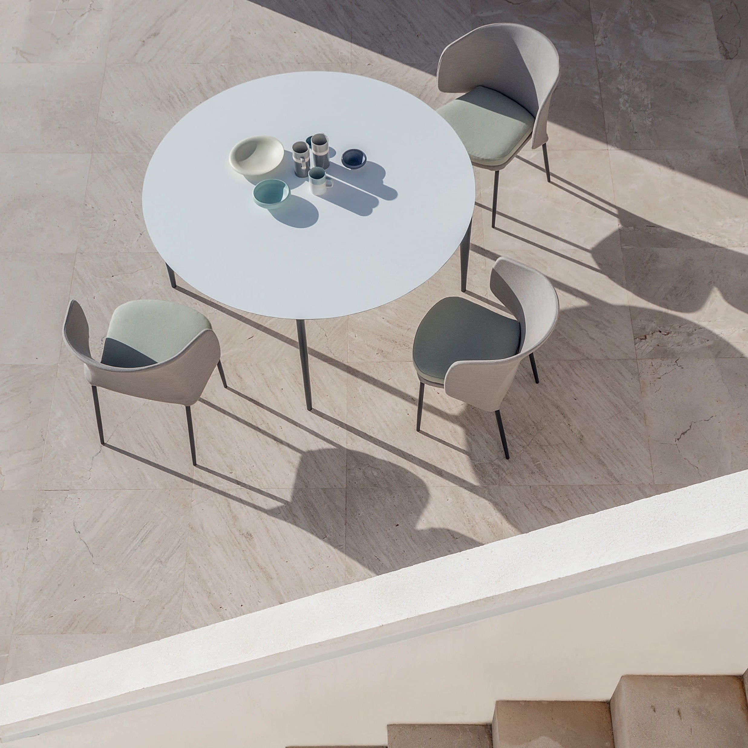 expormim I Nude dining table 150 cm, round