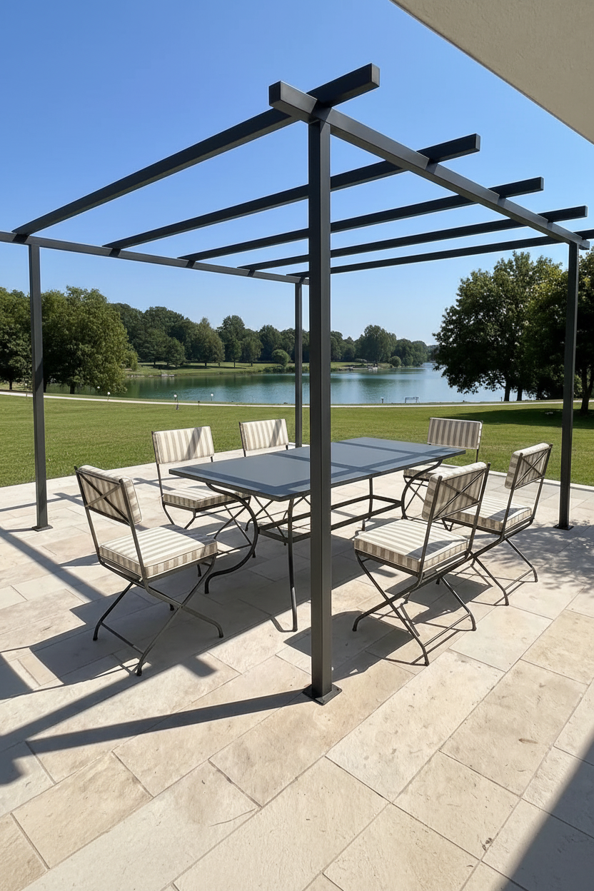 Garten‑Stuhl Unopiu freistehende Pergola Meridienne – Bild 3
