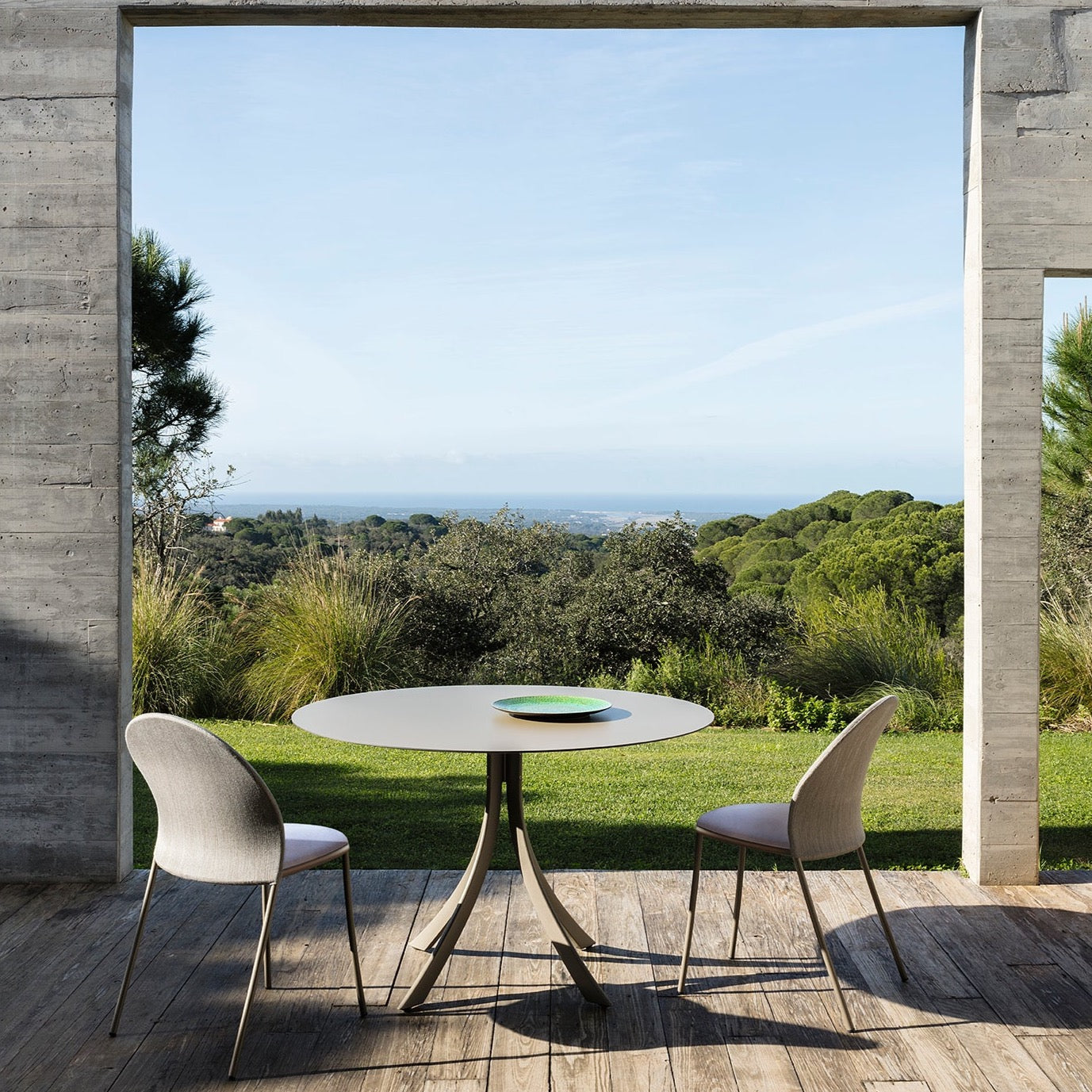 expormim I Petale gepolsterter Stuhl, 2er Set