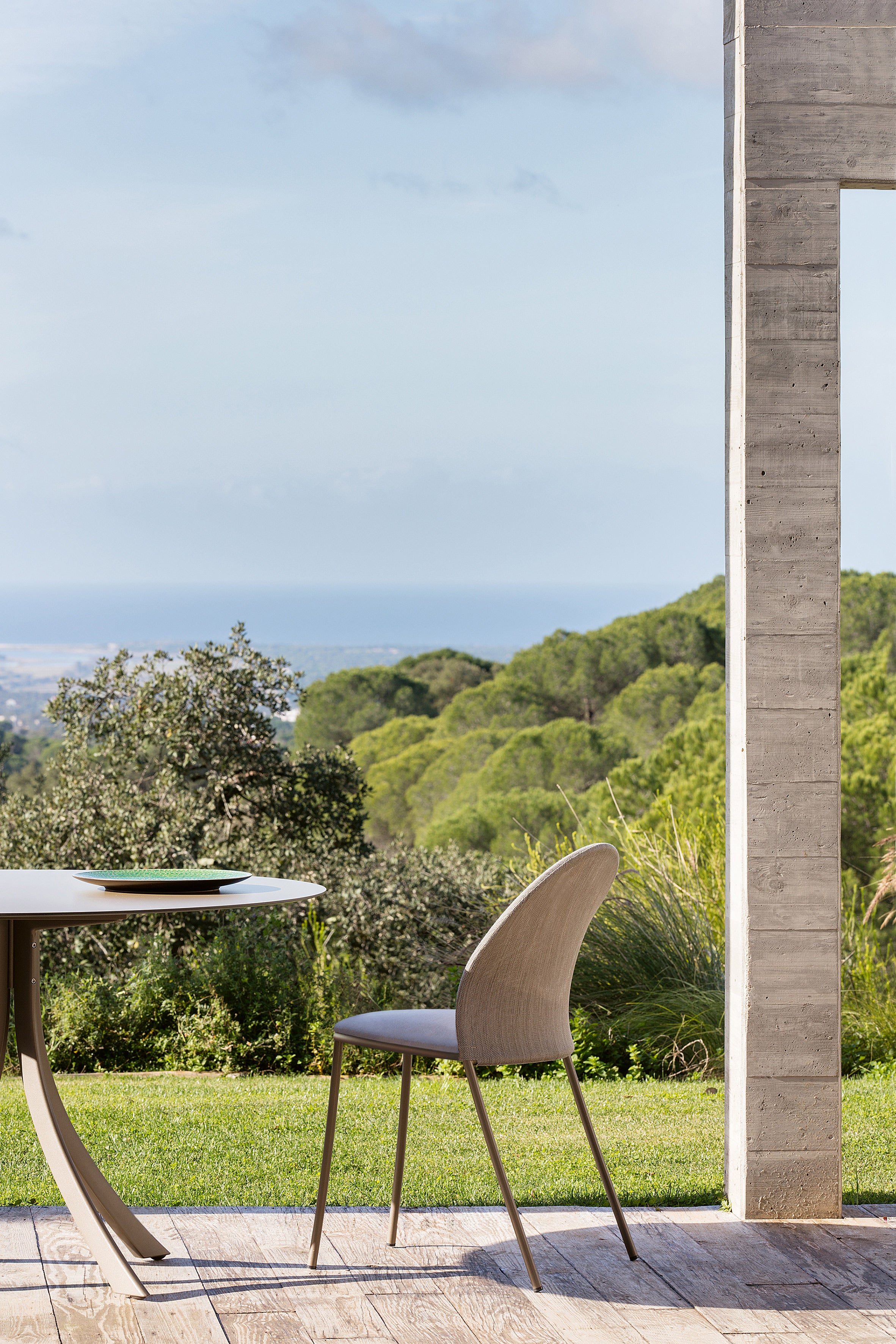 expormim I Petale gepolsterter Stuhl, 2er Set