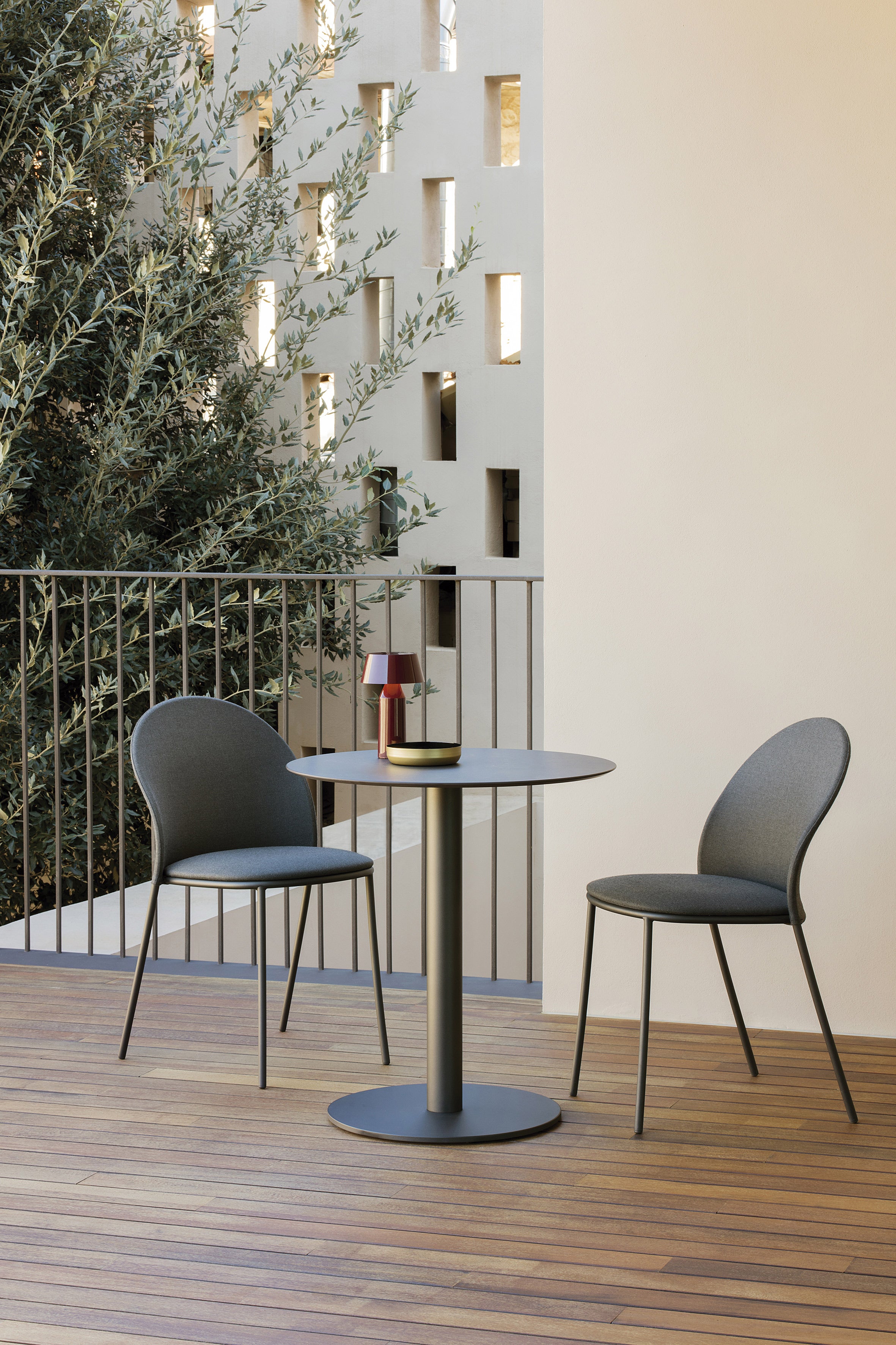 expormim I Petale gepolsterter Stuhl, 2er Set