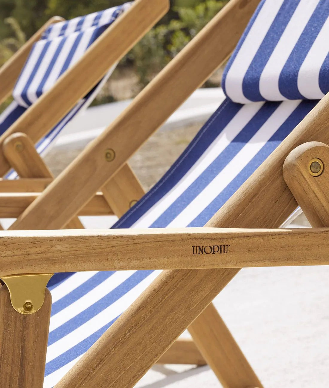 Unopiù Chelsea/Clio – Liegestuhl Teak