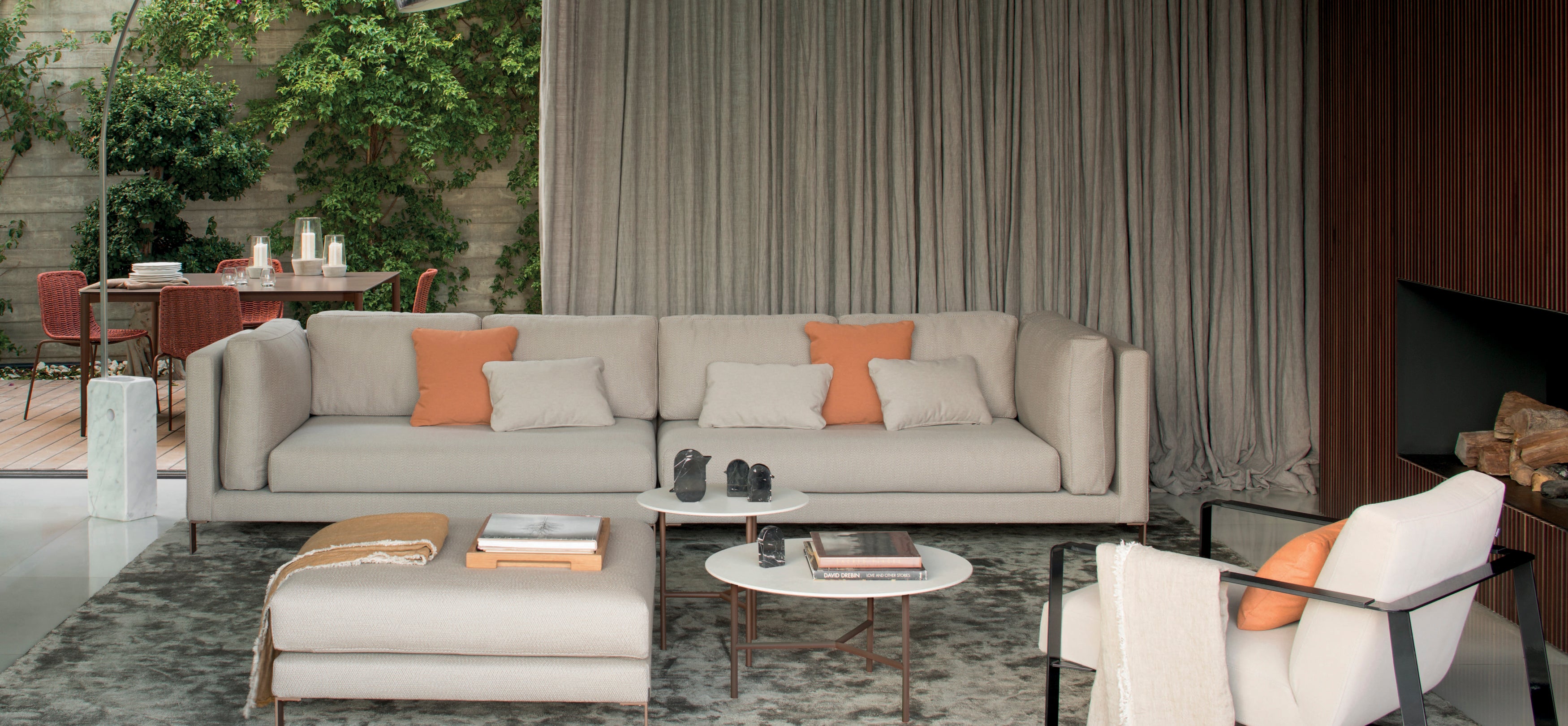 expormim I Slim Abschlusssofa mit Armlehne rechts