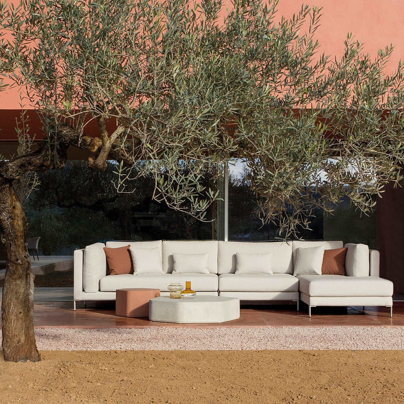 expormim I Slim Abschlusssofa mit Armlehne links