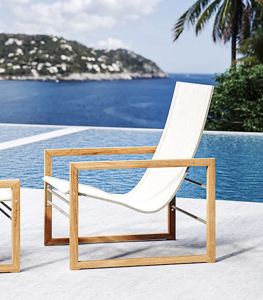 Traditional Teak Sofia Loungestuhl – Garten‑Stuhl
