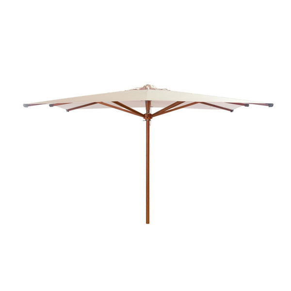 Tribù Eclipse square parasol with wooden profile 300 cm 