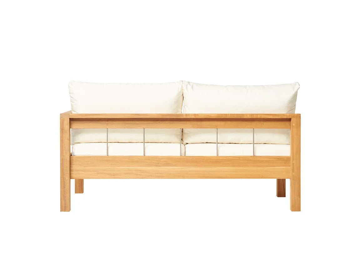 Traditional Teak I Maxima Lounge 2-Sitzer mit Armlehne rechts