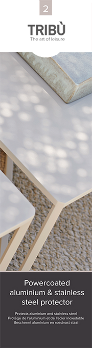 Tribù Pflege Powder-Coated Metal Protector – Schutzfilm für pulverbeschichtetes Aluminium und Edelstahl