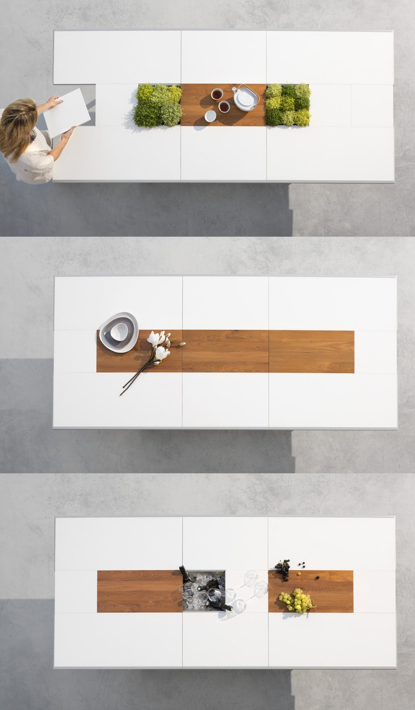 Ego Paris I Extrados Large Esstisch  242/332 cm, ausziehbar