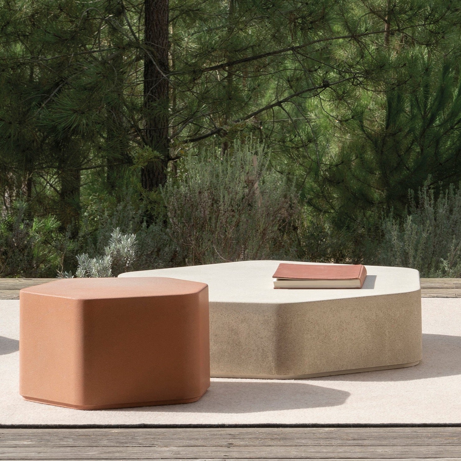 expormim I Talo lounge table 51 cm, hexagonal