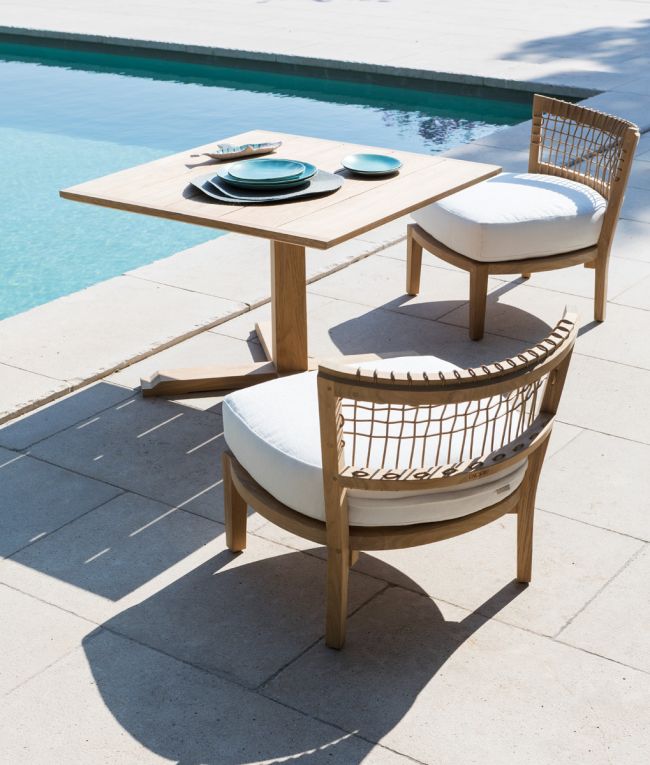 Unopiu I Synthesis Loungetisch 90 cm, quadratisch