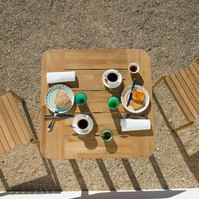 Unopiu I Pevero dining table 80 cm, square