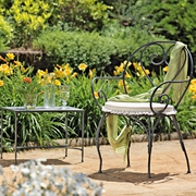Unopiù Aurora Design Gartenstuhl Metall für Terrasse und Garten