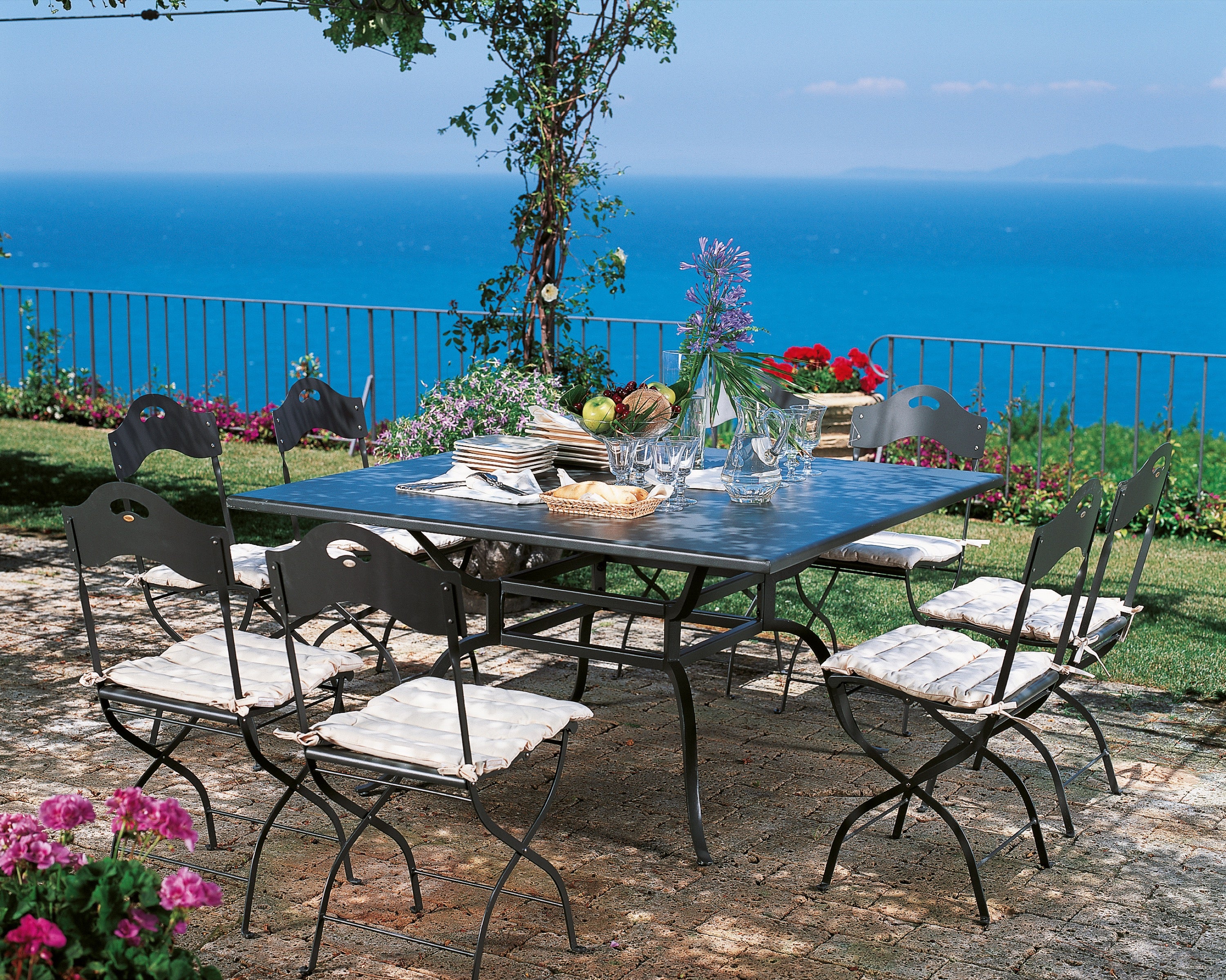 Unopiu I Toscana Esstisch 140 cm, quadratisch