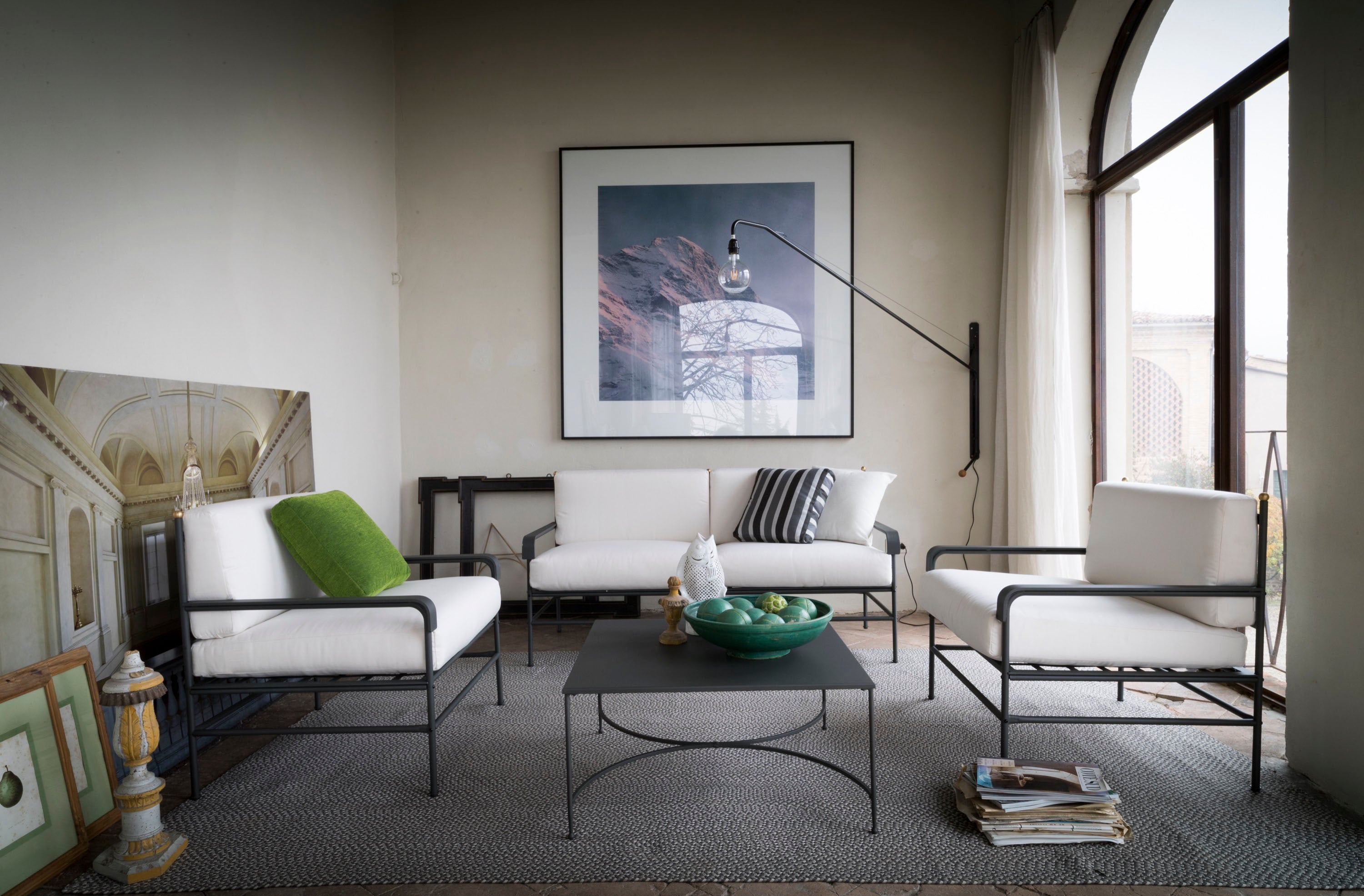 Unopiu I Toscana Couchtisch 76 cm, quadratisch