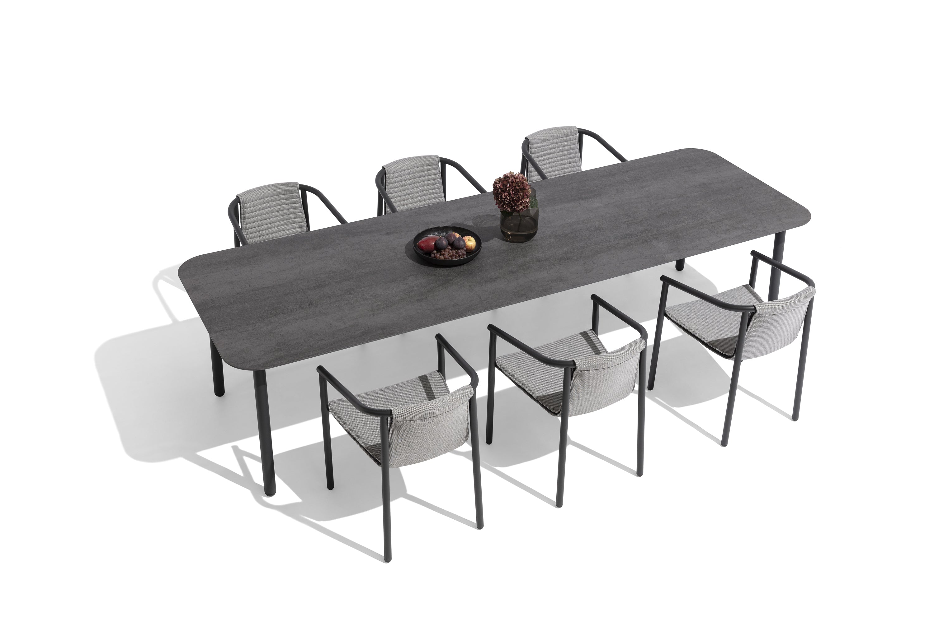 Todus I Duct Round Armlehnenstuhl