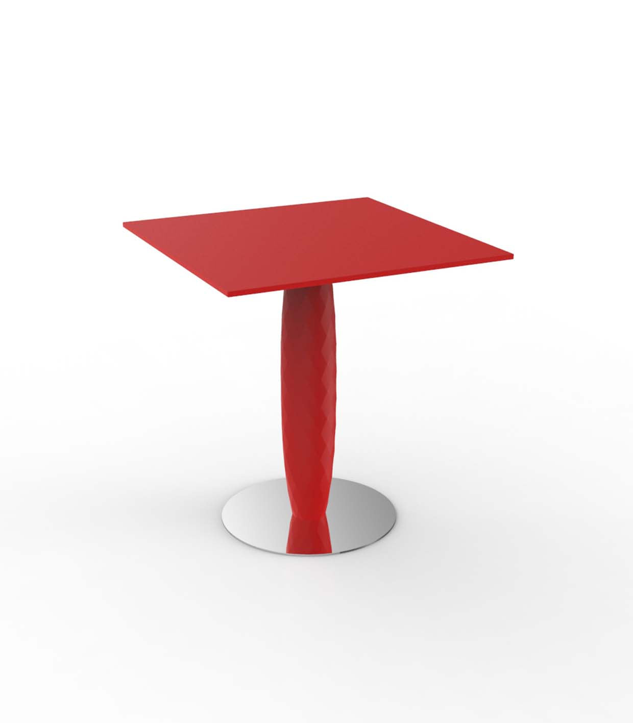Table VASES Vondom, carrée 70x70cm