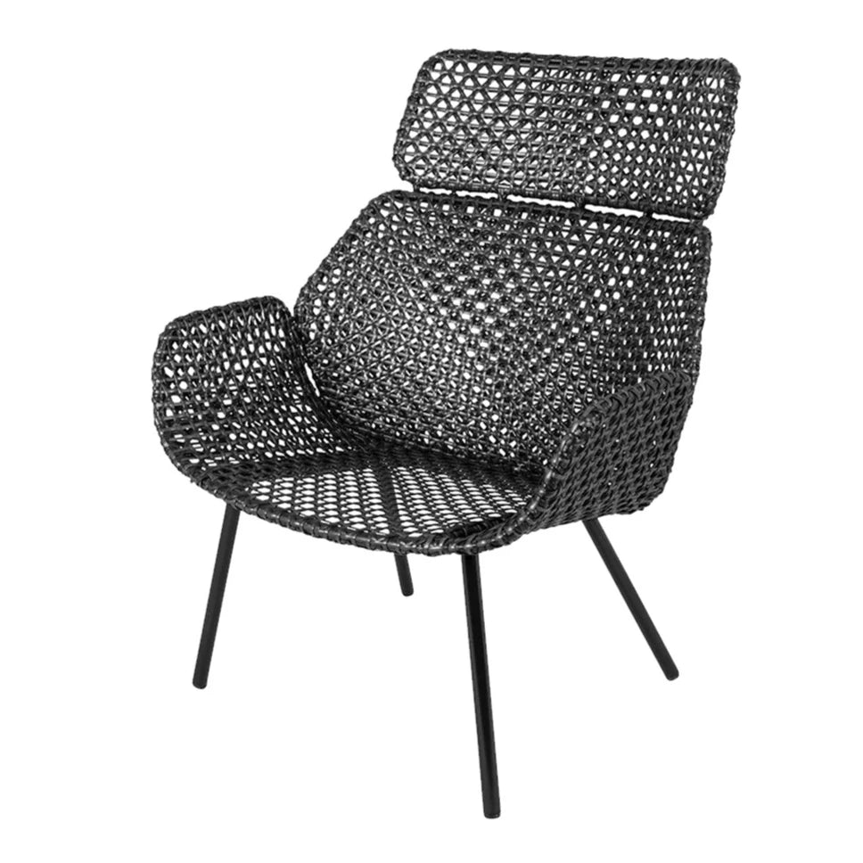 Cane-Line Vibe Highbacksessel, Frontansicht, ohne Polster