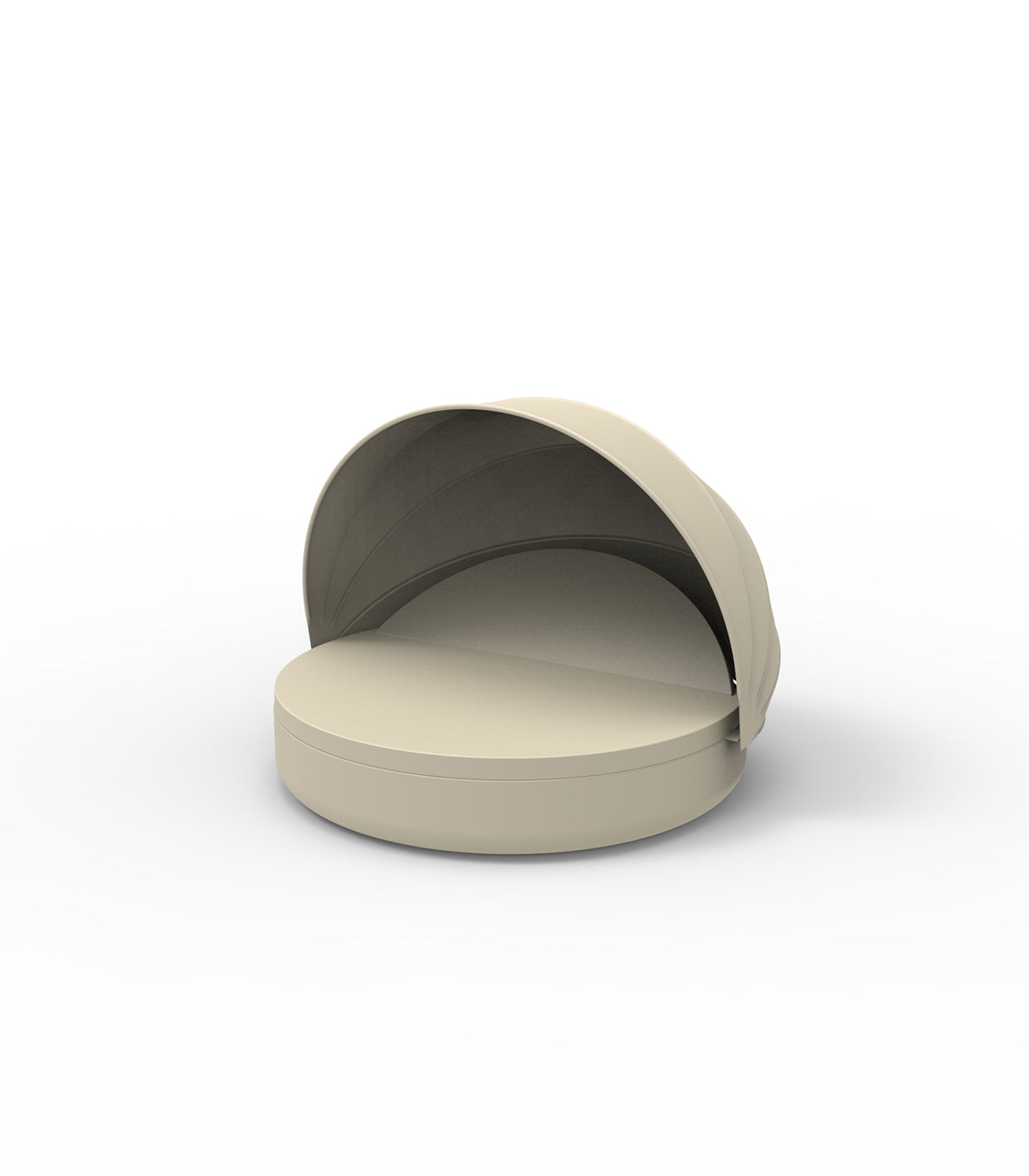 Vondom I Ulm Daybed mit verstellbarer Rückenlehne und Faltdach