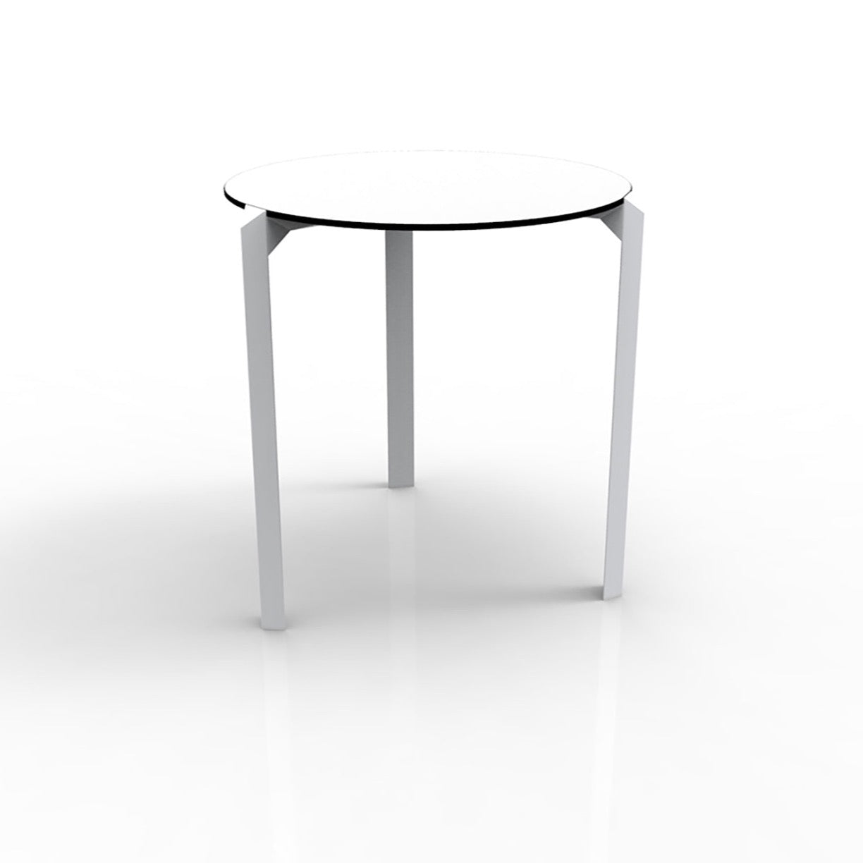 Vondom I Quartz dreibeiniger Esstisch 59 cm, rund, 2er Set