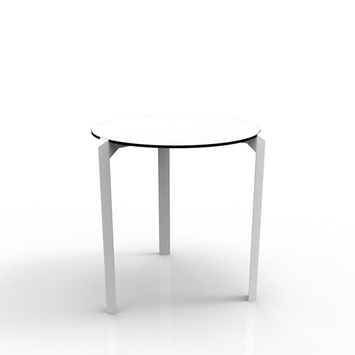 Vondom I Quartz three-legged dining table 69 cm, round, set of 2