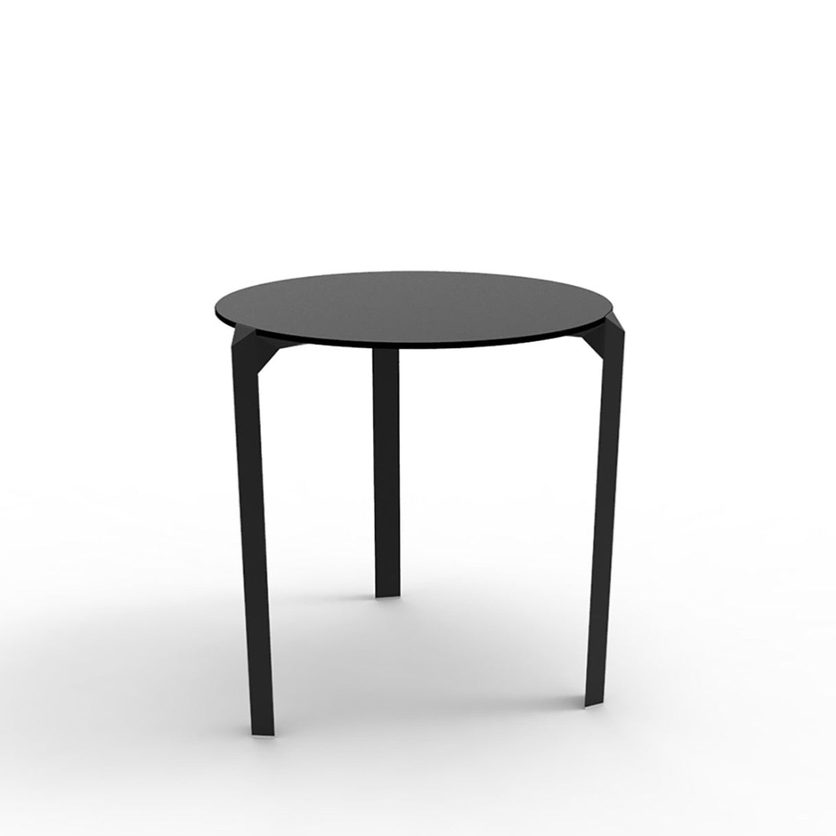 Vondom I Quartz three-legged dining table 69 cm, round, set of 2