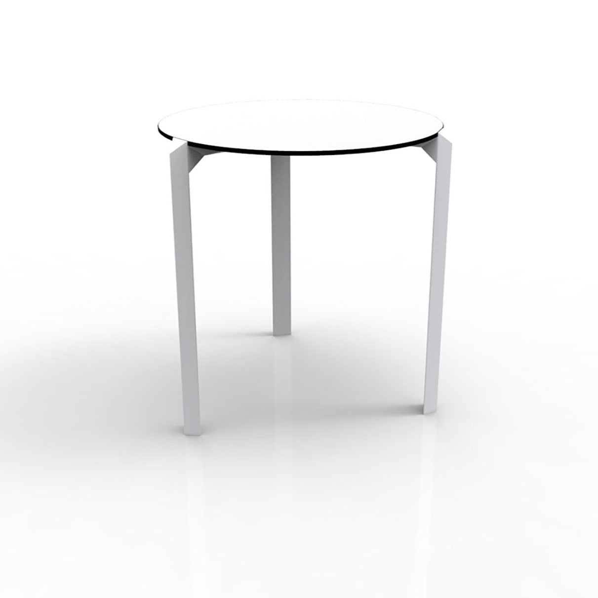 Vondom I Quartz three-legged dining table 79 cm, round, set of 2