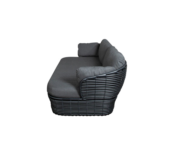 Cane-Line Basket 2-Sitzer Sofa, Seitenansicht