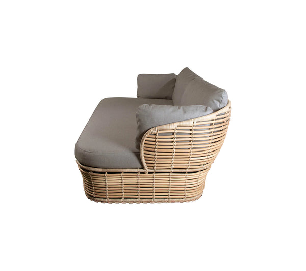 Cane-Line Basket 2-Sitzer Sofa, Seitenansicht