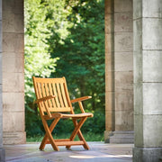 Traditional Teak I Alexia Klappstuhl mit Armlehnen