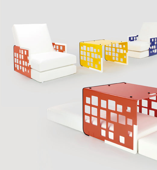 Ego Paris Lounge Kube Pixel Corian