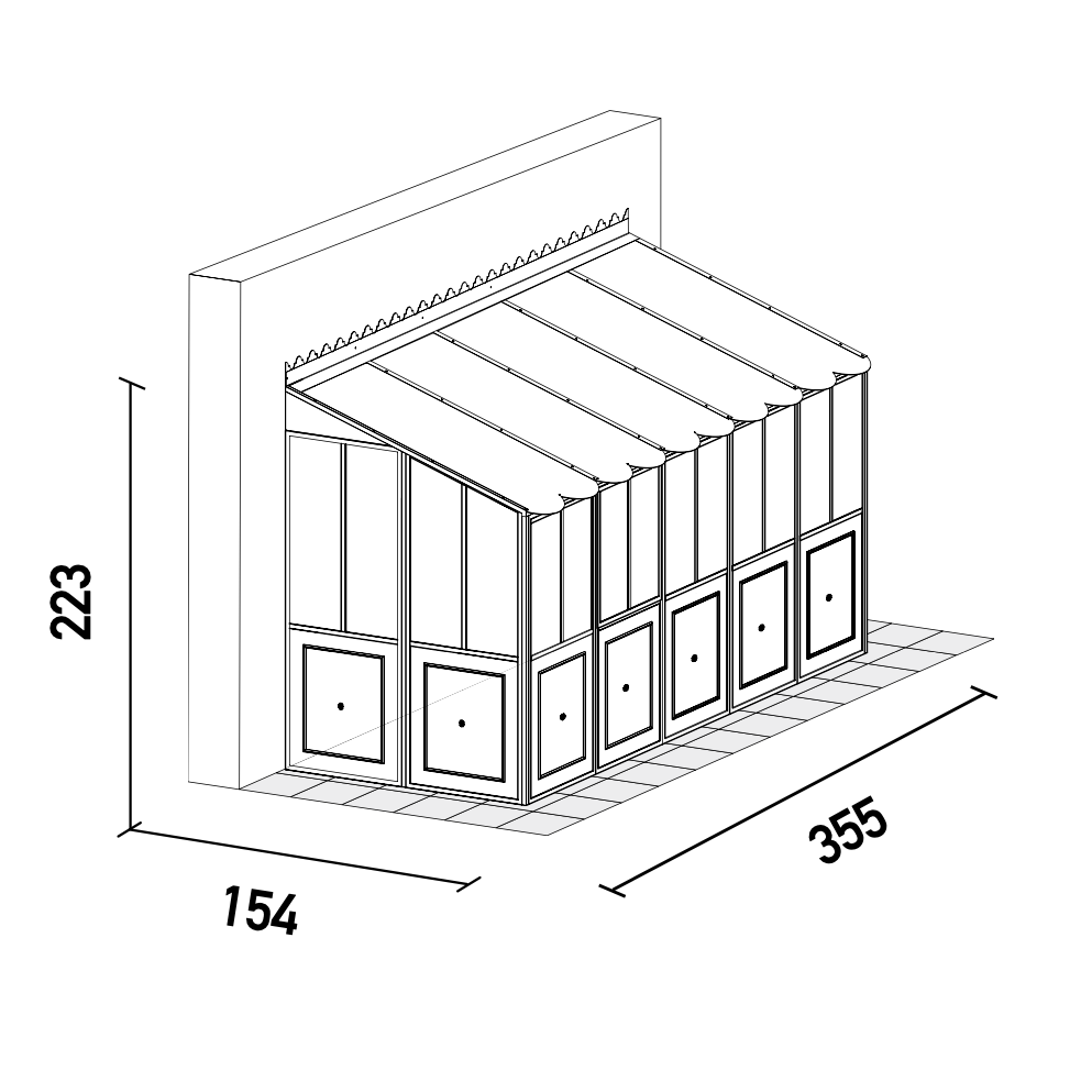 Unopiu I Anbau-Orangerie