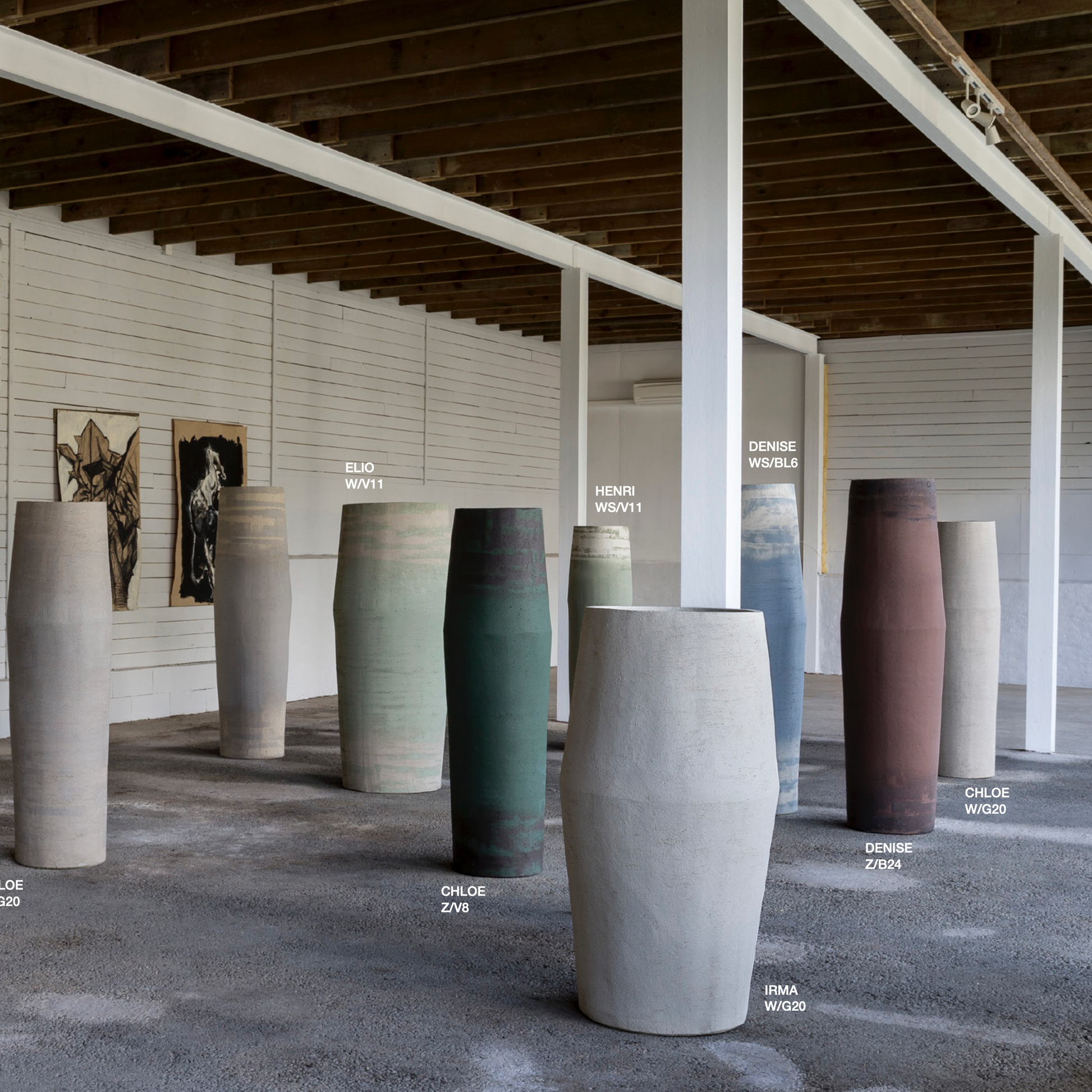 Frostbeständige Gefäße aus der Atelier Vierkant AS Kollektion.