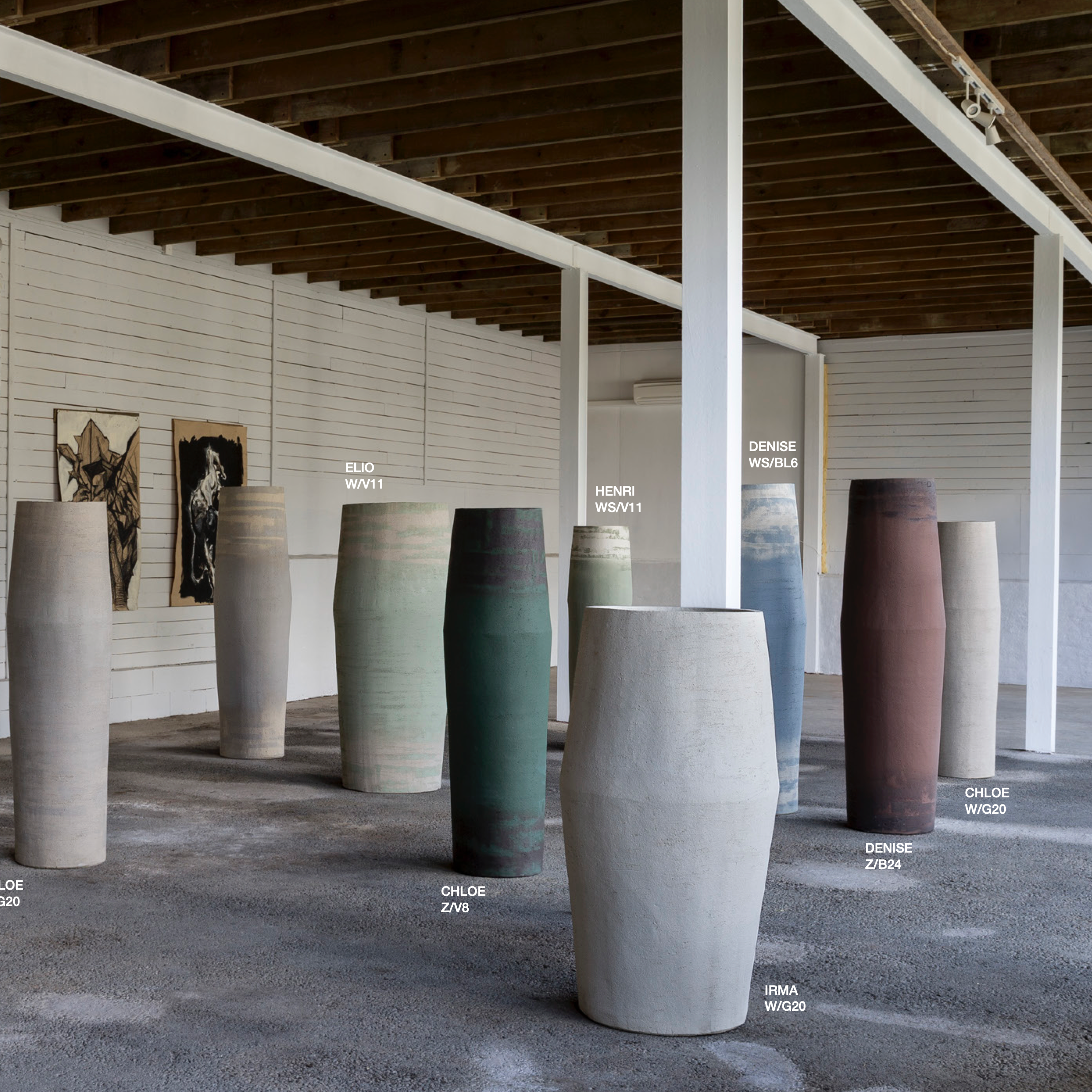 Frostbeständige Gefäße aus der Atelier Vierkant AS Kollektion.