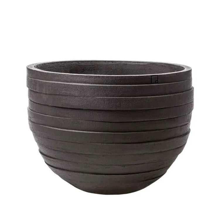 Atelier Vierkant Gefäß UF90 in Schwarz