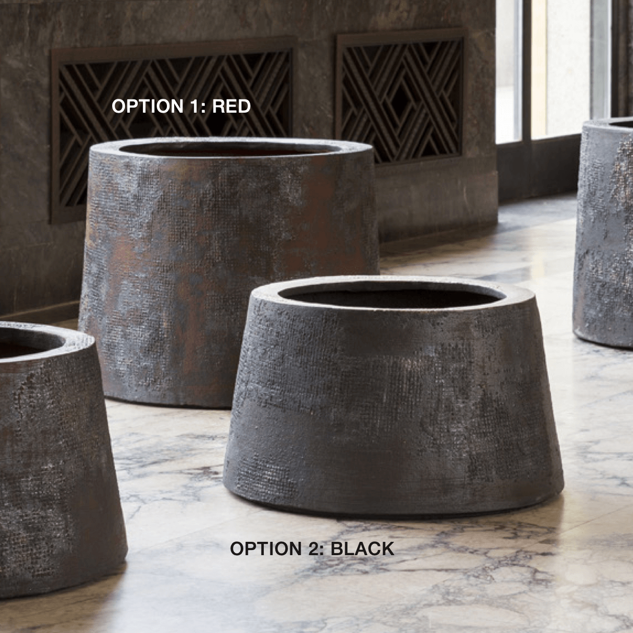 Atelier Vierkant CLE CLE30 CLE50 CLE60 Option rot option schwarz