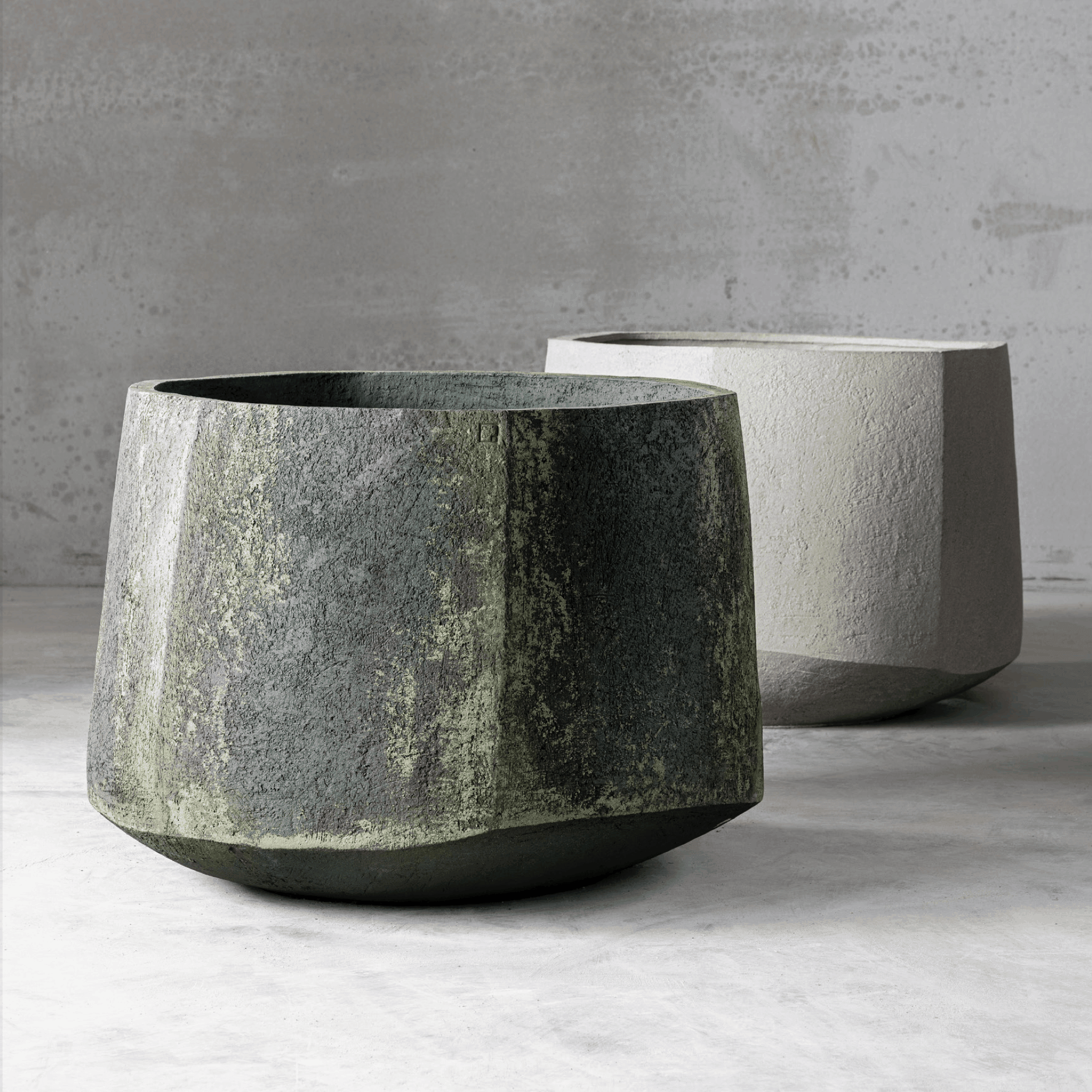 Atelier Vierkant Datenblatt Kübel ADAMAS 70 Green und white