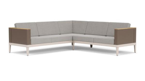 Aura Lounge with height-adjustable table 