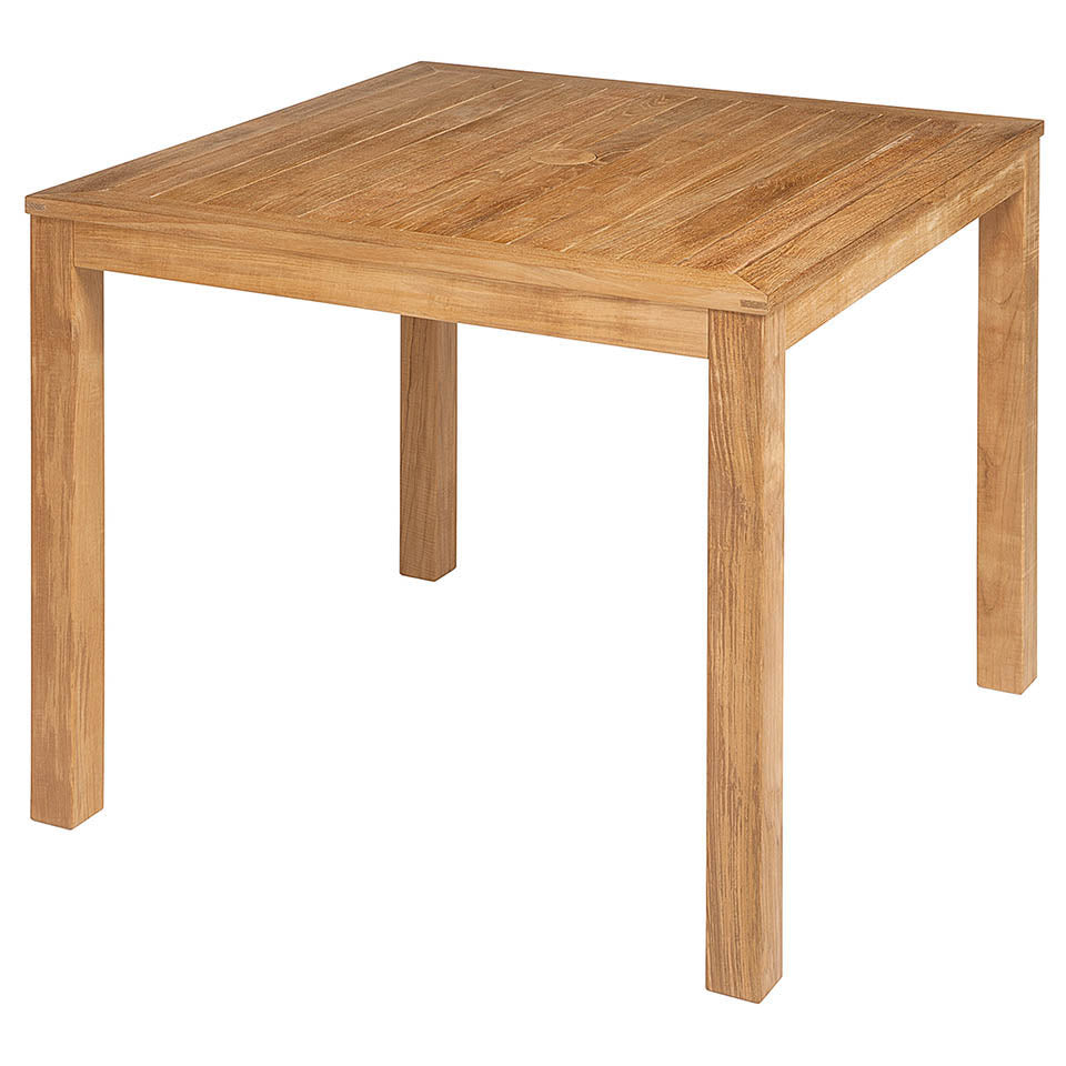 Linear dining table, square