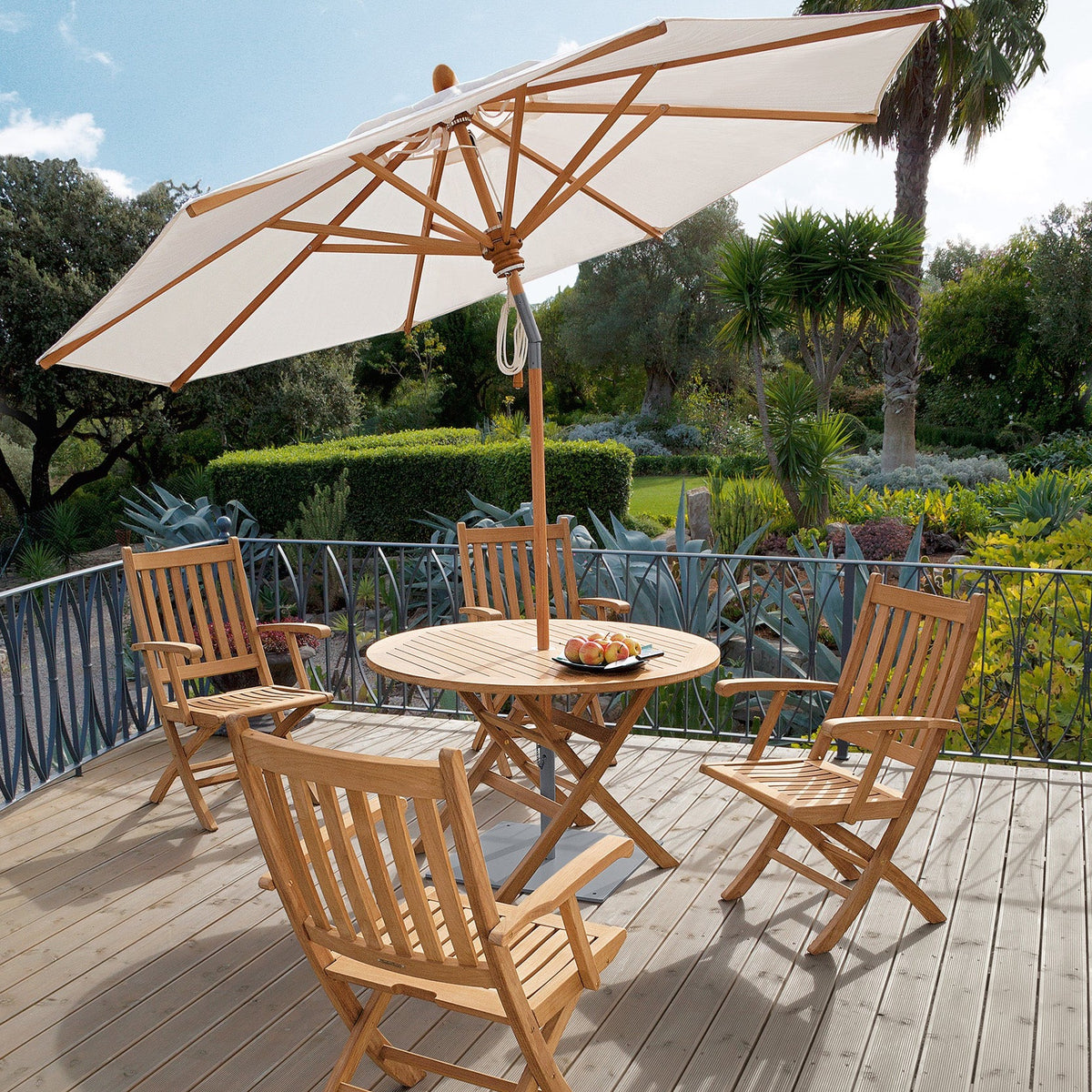 Barlow Tyrie Ascot Klappstuhl mit Armlehnen Teak – Garten‑Stuhl