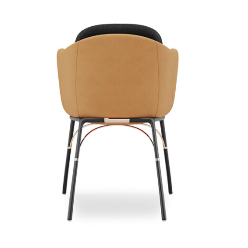 Myface I Nero Dining Armchair