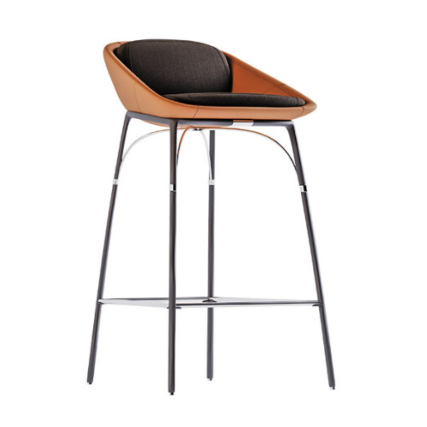 Myface I Nero Bar Chair