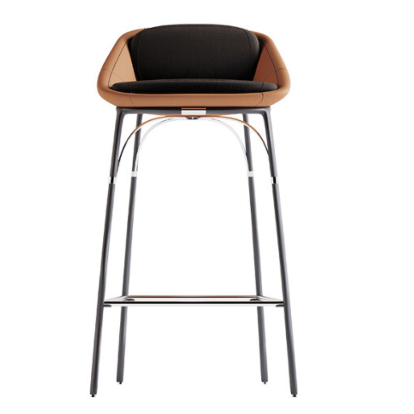 Myface I Nero Bar Chair