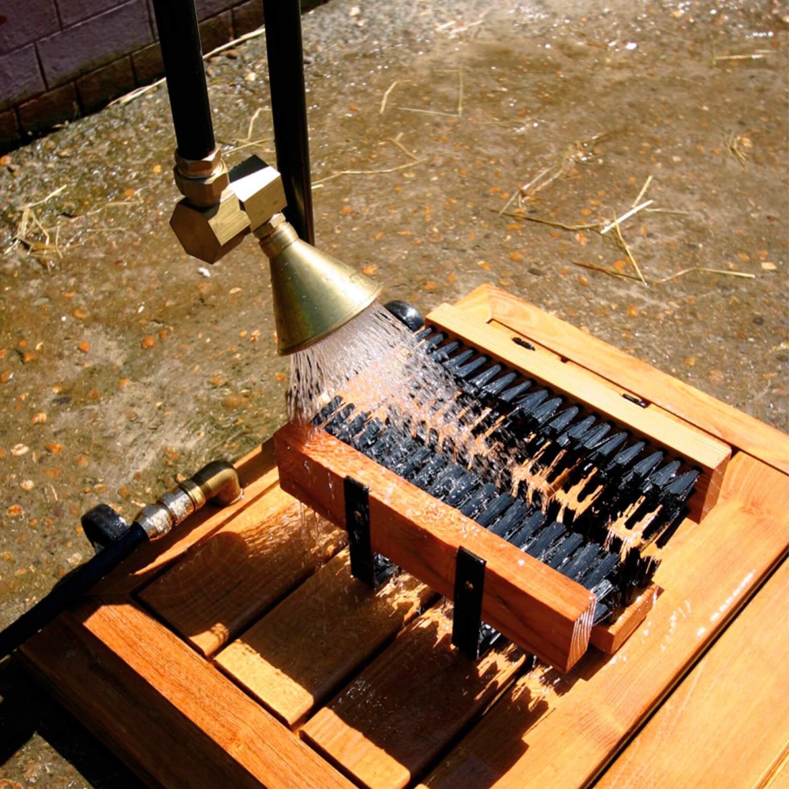 Stiefeldusche "SHOW" für Gärtner und Reiter .