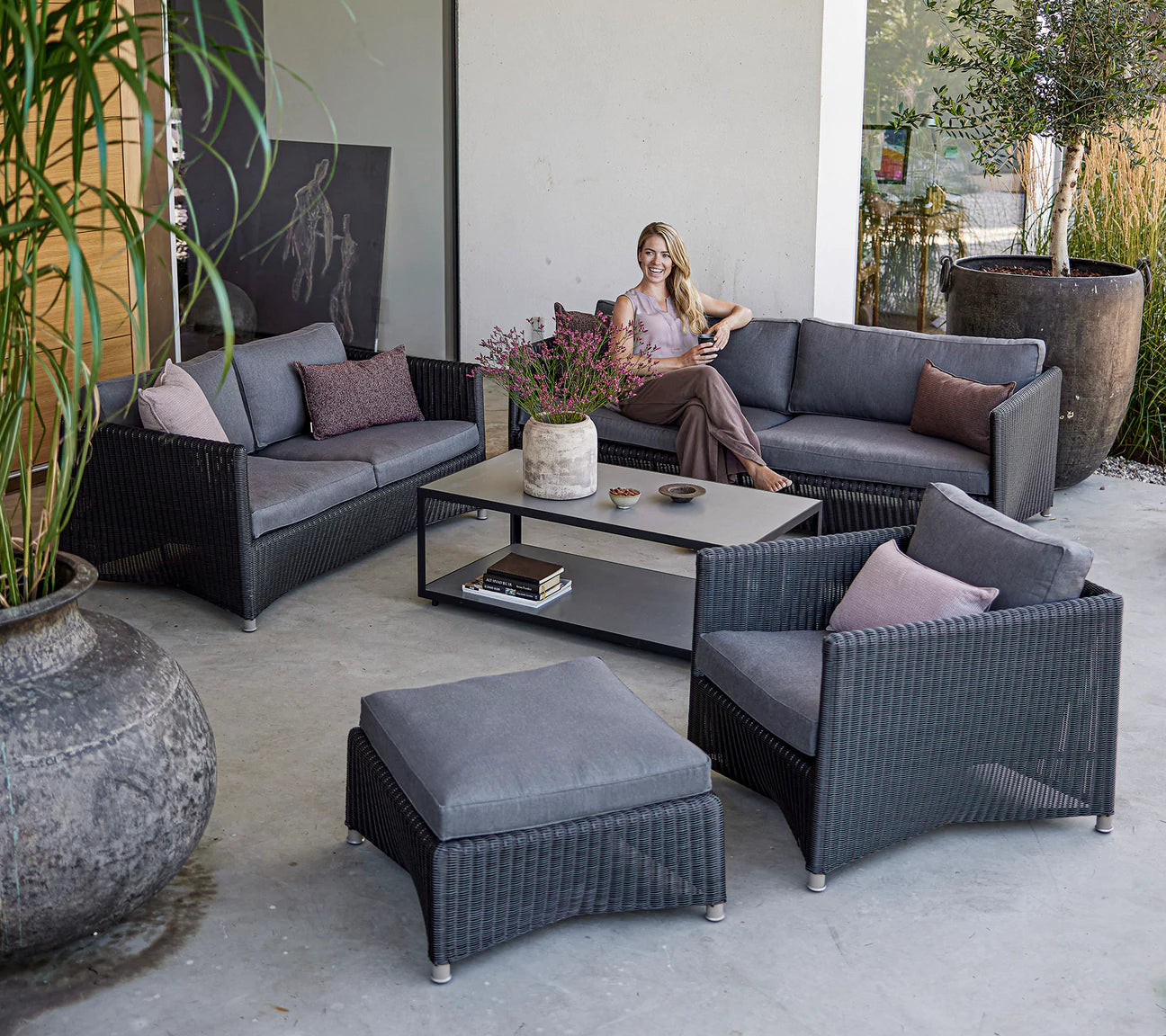 Cane-Line Diamond Loungesessel