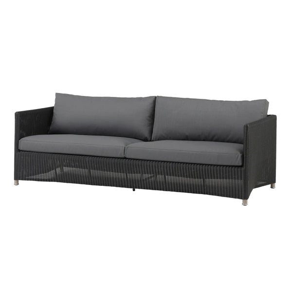 Cane-Line Diamond 3-seater sofa graphite