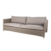 Cane-Line I Diamond 3-Sitzer Sofa Taupe 209 cm