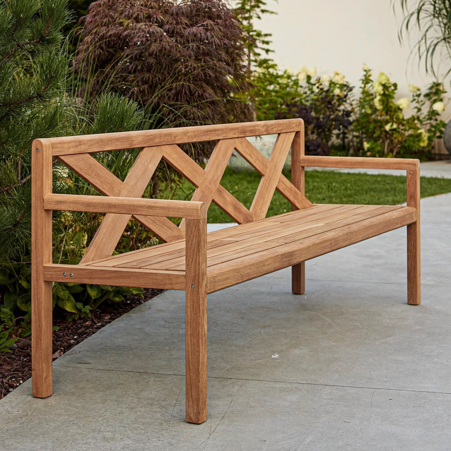 Cane-Line Grace garden bench 210 cm